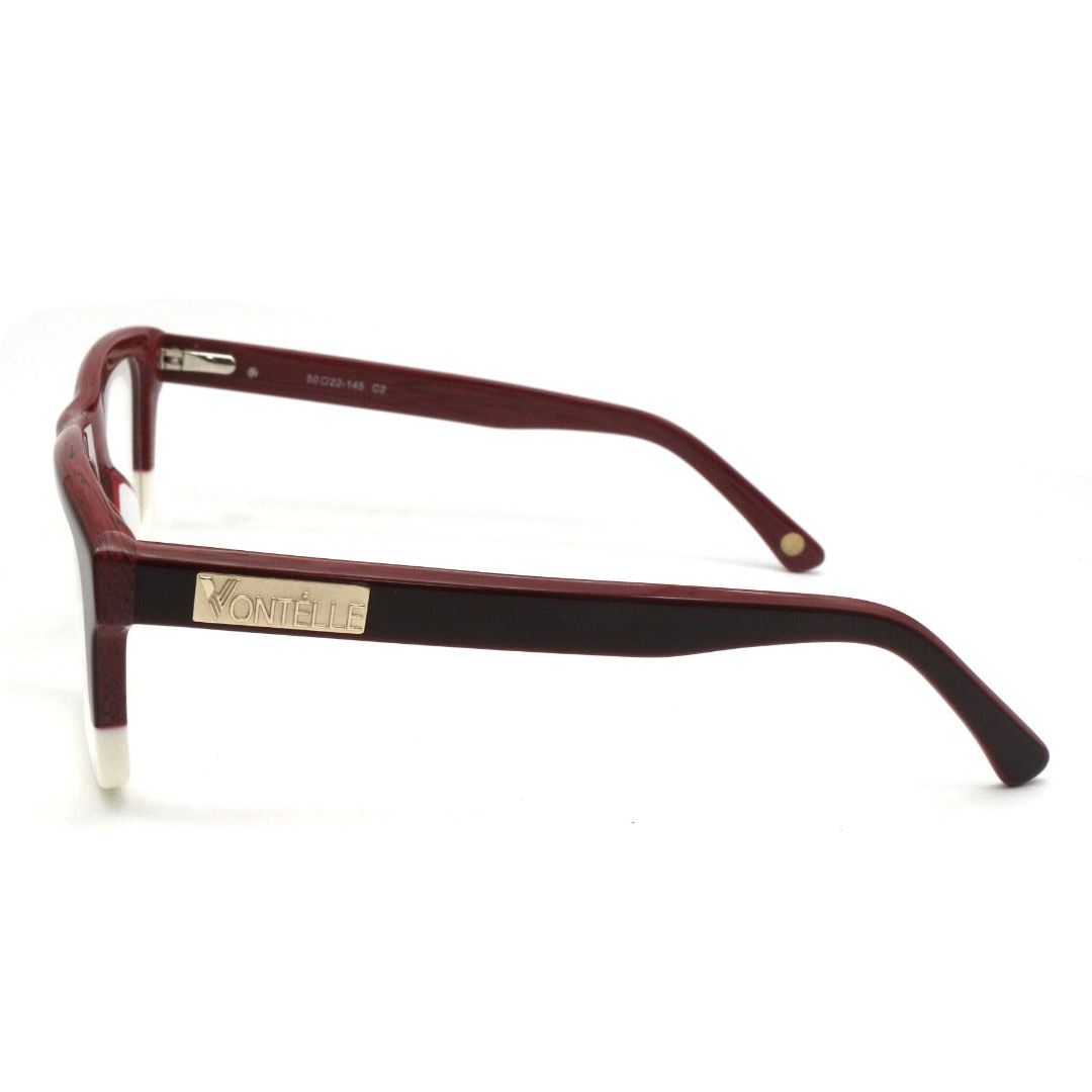 Cairo Retro Square Maroon