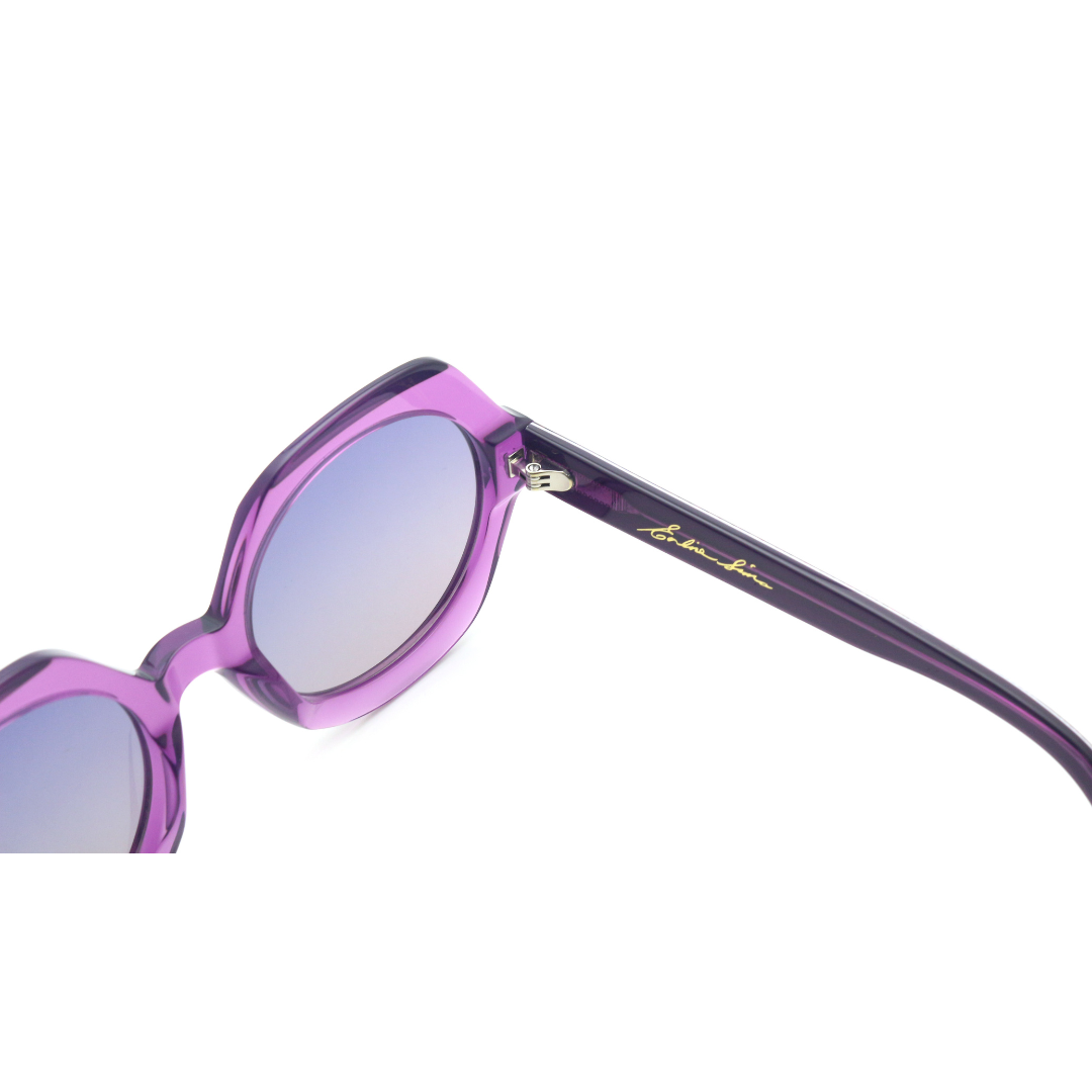 Purple Angles Hexagon