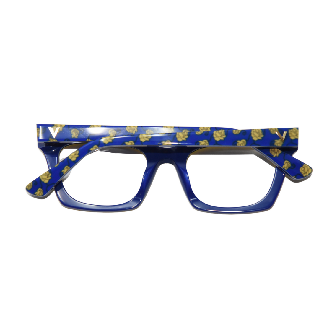 Back view of the elegant Aurora optical frames for adults, perfect for a timeless and refined aesthetic.