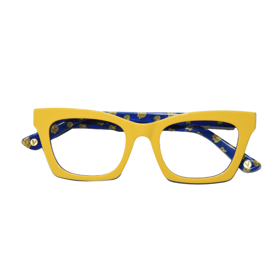 Front view of the elegant Aurora optical frames for adults, perfect for a timeless and refined aesthetic.