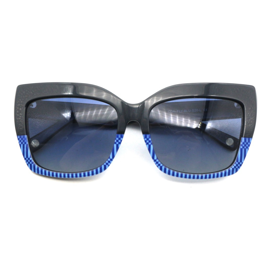 Front view of the bold Congo Square optical frames for adults, highlighting their striking square design.