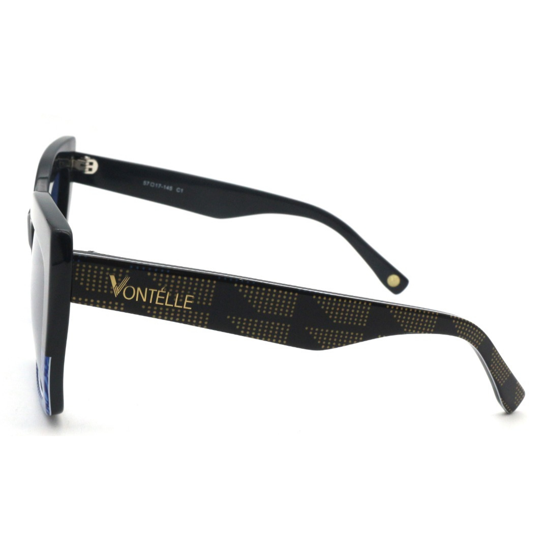Front view of the bold Congo Square optical frames for adults, highlighting their striking square design.