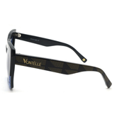 Front view of the bold Congo Square optical frames for adults, highlighting their striking square design.