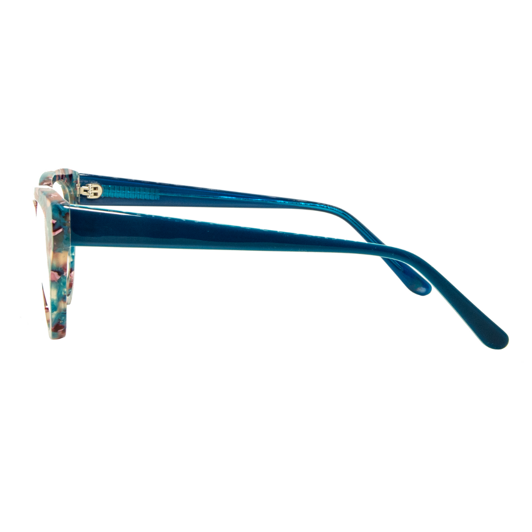 Side view of the simple and elegant Ida optical frames for adults, emphasizing their clean and versatile design.