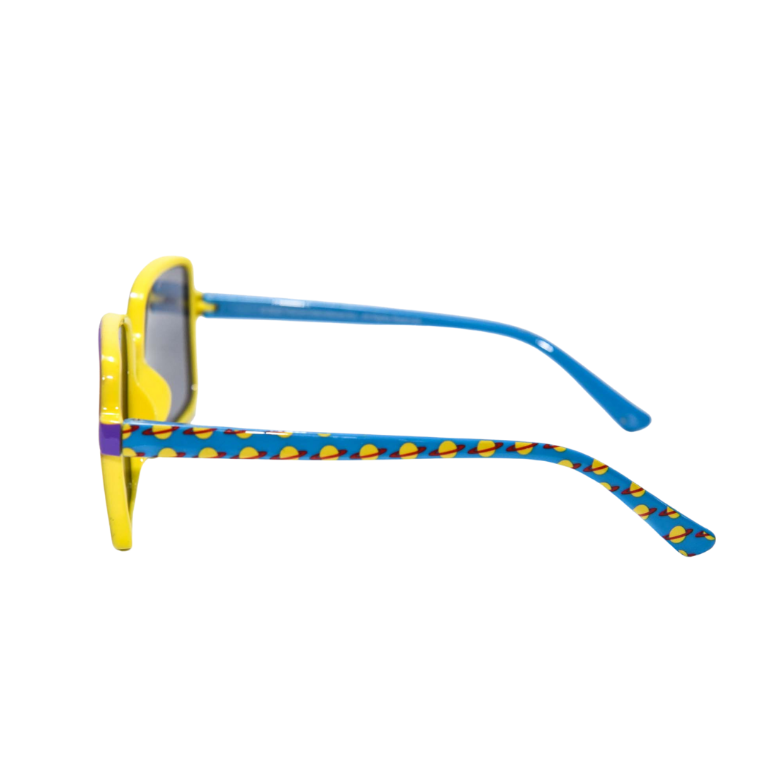Side view of the playful Rugrats Chuckie sunglasses for children, blending fun and sun safety.