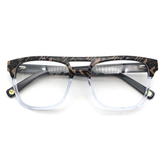 Front view of the unique Sahara Addax optical frames for adults, showcasing their natural-inspired design.