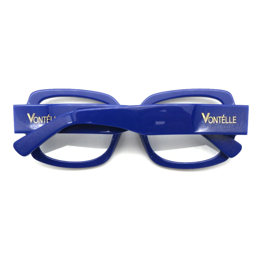 Back view of the majestic Sienna Peacock optical frames for adults, highlighting their intricate and regal details.