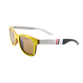 Side view of Spongebob Squarepants full square sunglasses for children, offering complete sun protection in a playful design.