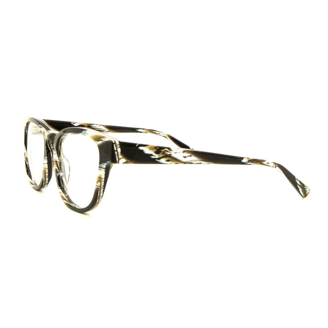 Side view of the distinguished Thurgood optical frames for adults, highlighting their timeless and smart design.