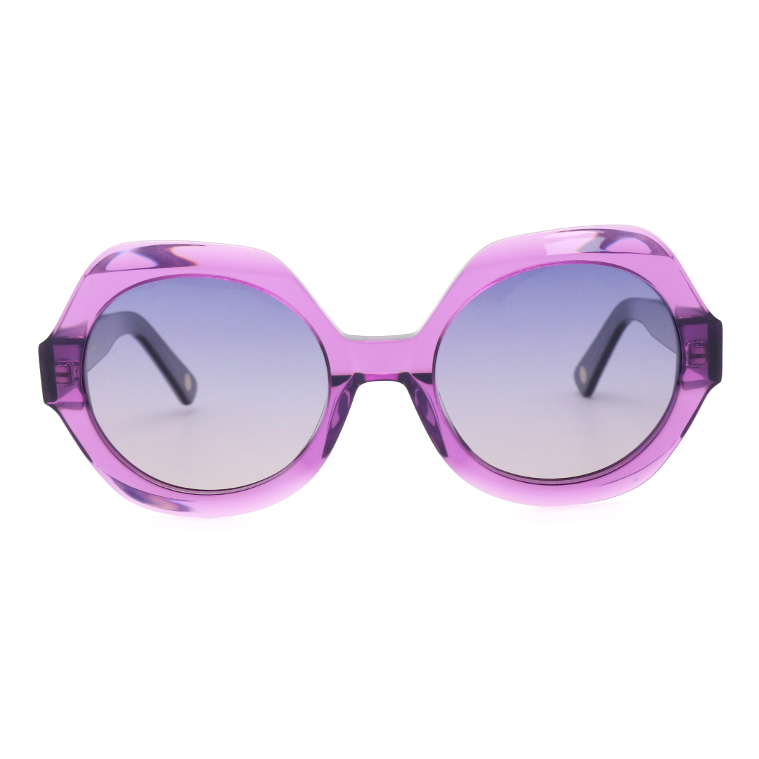 Purple Angles Hexagon