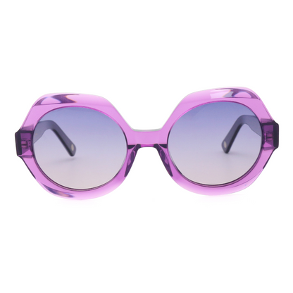 Purple Angles Hexagon