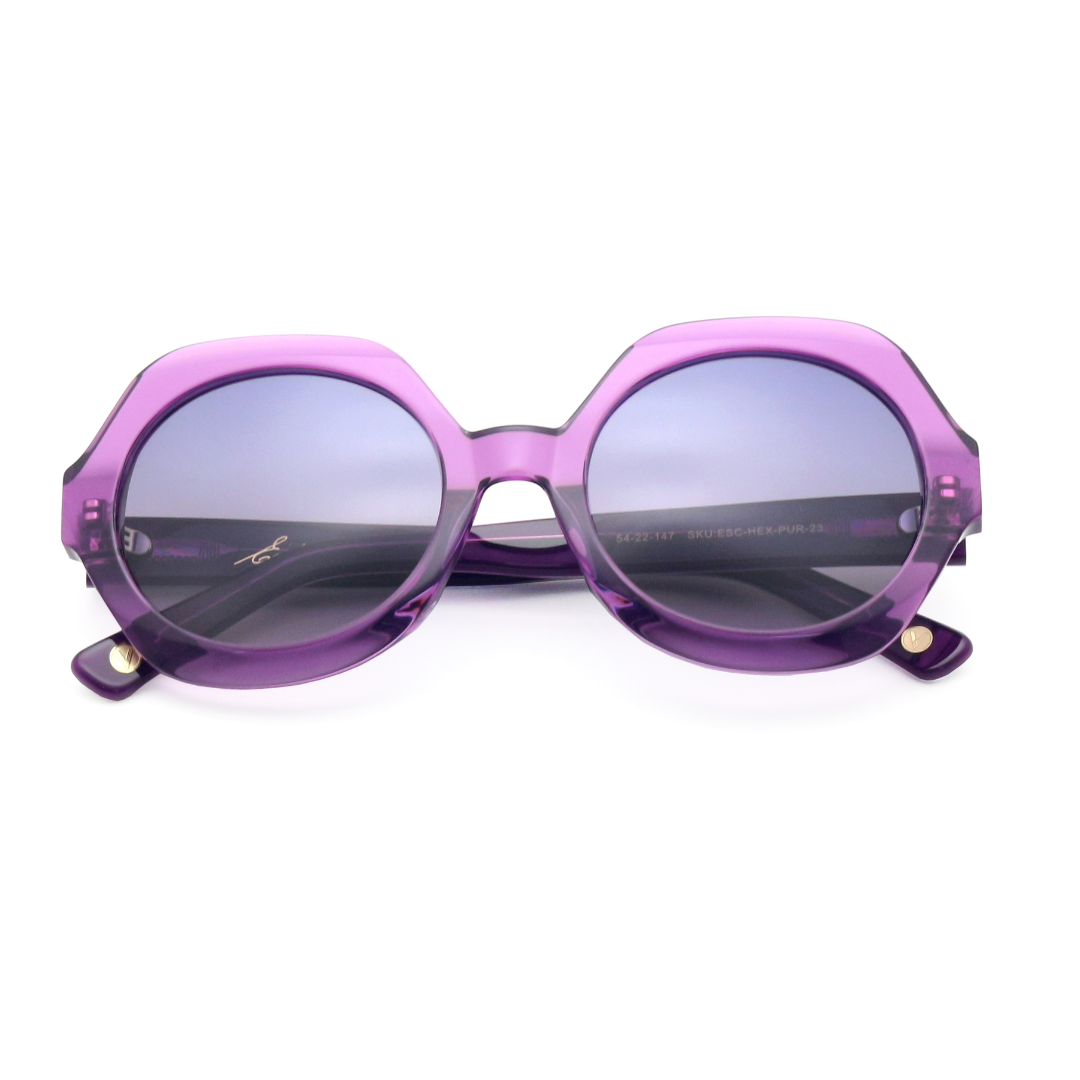 Purple Angles Hexagon