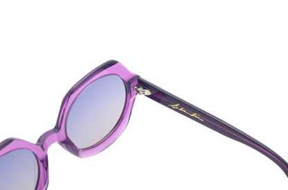 Purple Angles Hexagon