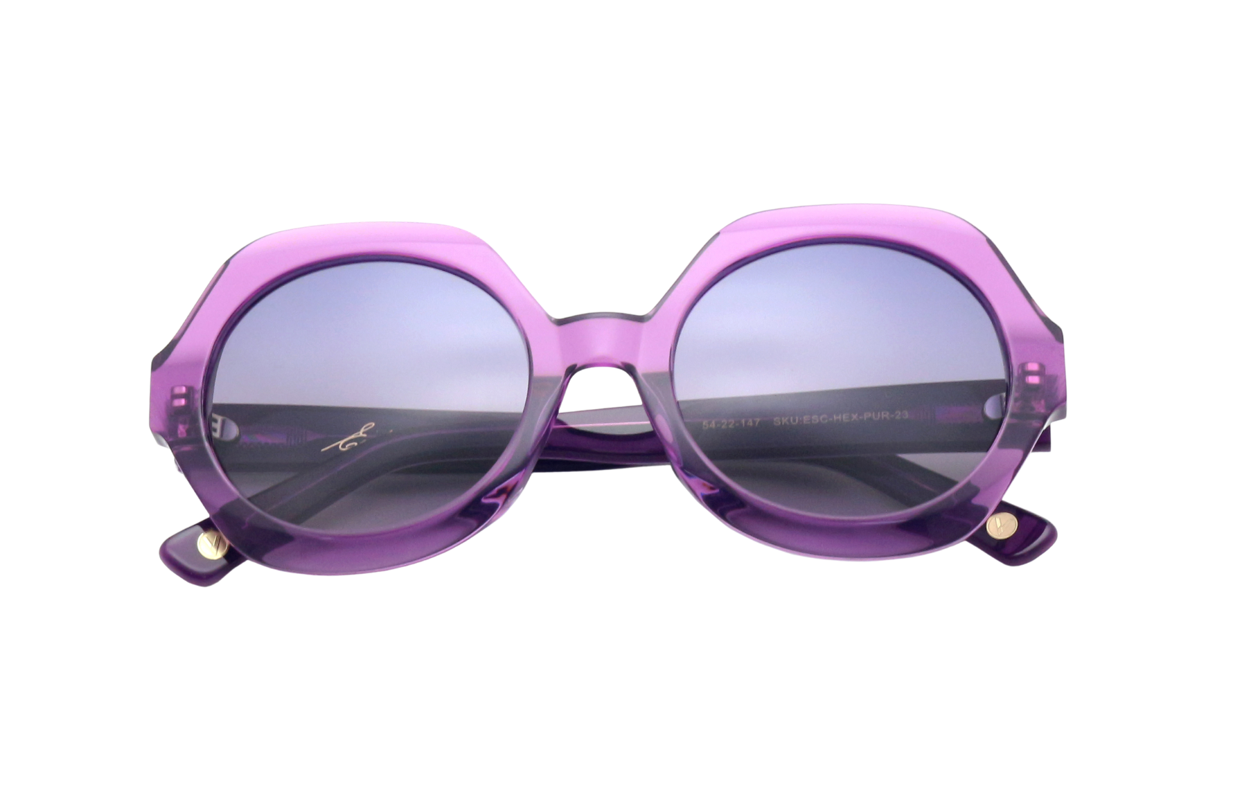Purple Angles Hexagon
