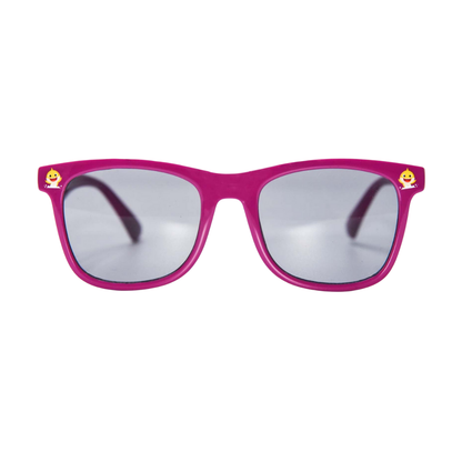 Adorable pink Baby Shark sunglasses designed for kids. A cute and protective accessory for sunny days.