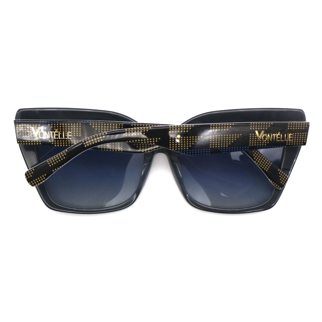 Back view of the bold Congo Square optical frames for adults, highlighting their striking square design.