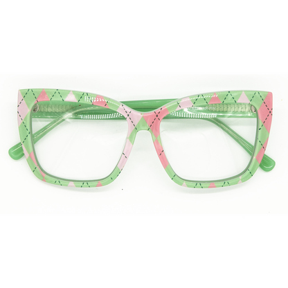 Front view of the graceful Ethel optical frames for adults, perfect for a classic and refined look.