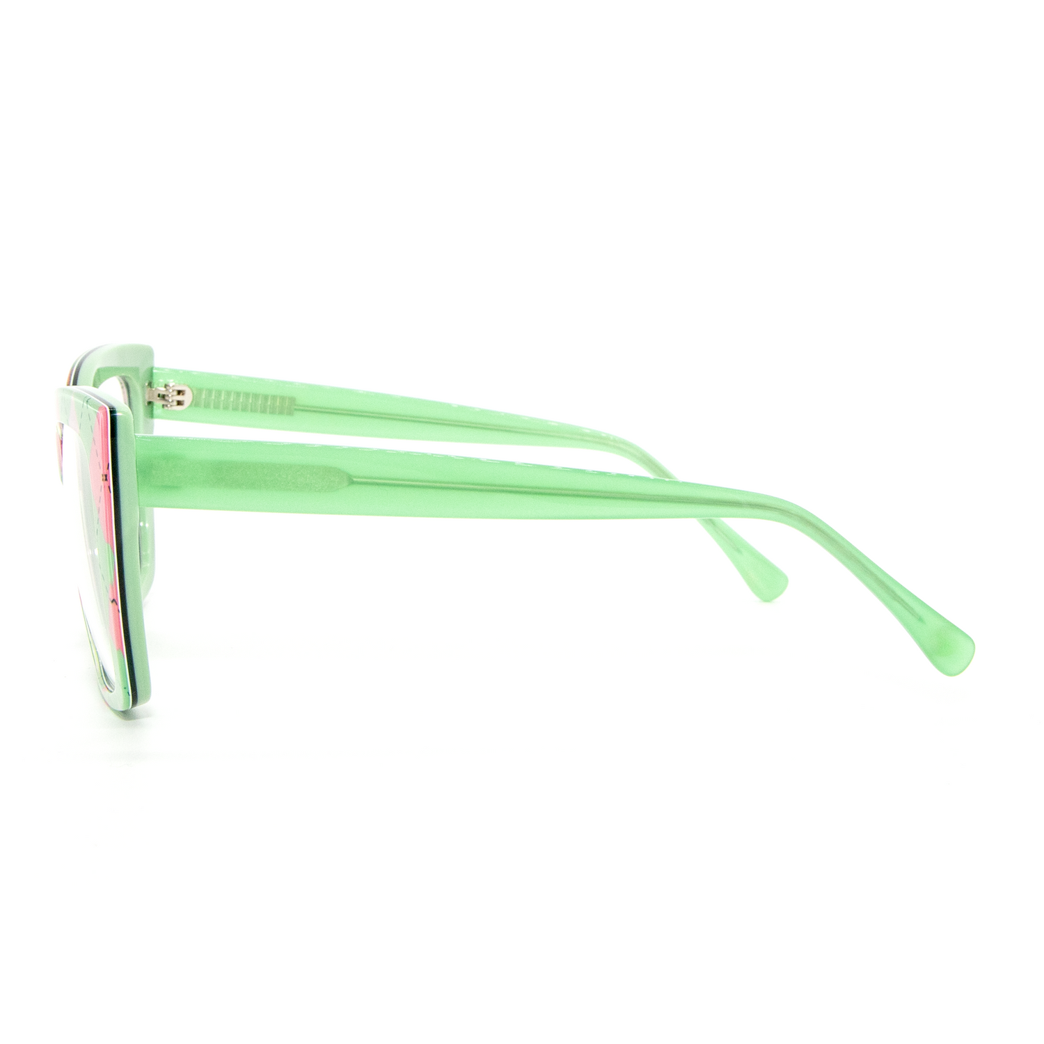 Side view of the graceful Ethel optical frames for adults, perfect for a classic and refined look.