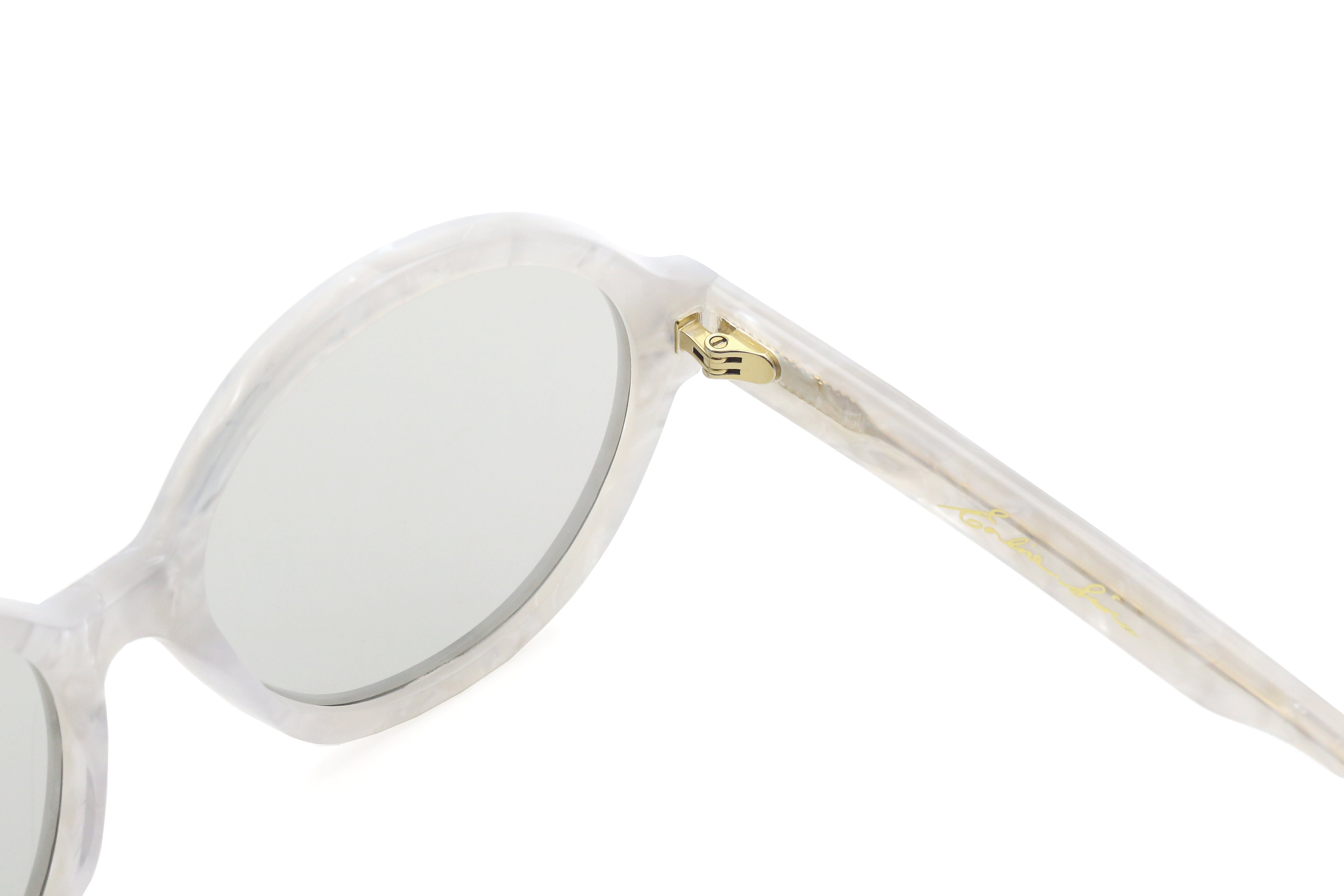Louis Vuitton LV Pearl Round Sunglasses, Gold, One Size