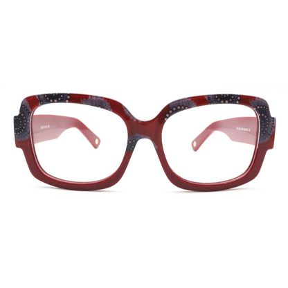 Elegant Sienna Spiral optical frames for adults, featuring a distinctive spiral arm design for a unique touch.