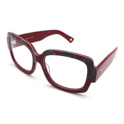 ISO view of the elegant Sienna Spiral optical frames for adults, highlighting their unique and artistic temple design.