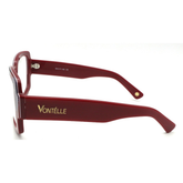 Side view of the elegant Sienna Spiral optical frames for adults, highlighting their unique and artistic temple design.