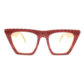 Striking Star Giza pyramid optical frames for adults, an avant-garde choice for sophisticated style.