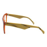 Side view of the striking Star Giza pyramid optical frames for adults, showcasing their innovative geometric design.
