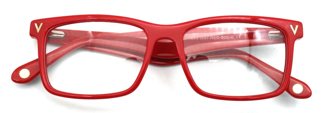 Rectangular Rands Red
